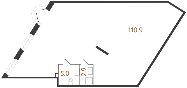 Помещение №592 - 118.8 м², 1 этаж, 44 000 000 руб.