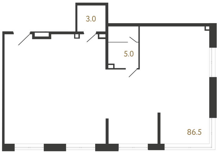 Помещение №217 - 94.5 м², 2 этаж, 22 350 000 руб.